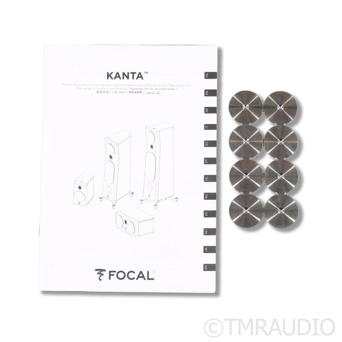 Focal Kanta No. 3 Floorstanding Speakers; Walnut/Taupe Pair
