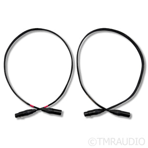 Morrow Audio MA-6 XLR Cables; 1m Pair Balanced Interconnects