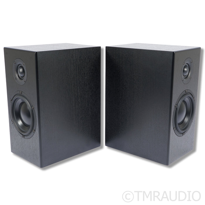 Totem Acoustic Bison Monitor Bookshelf Speakers; Black Ash Pair (Open Box)