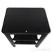 Solid Tech Hybrid Four Shelf Hi-Fi Stand; Black