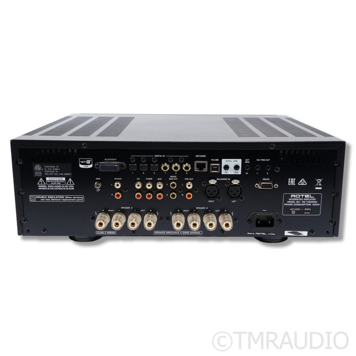 Rotel RA-1592 MKII Integrated Amplifier w/ Built-In DAC & Bluetooth