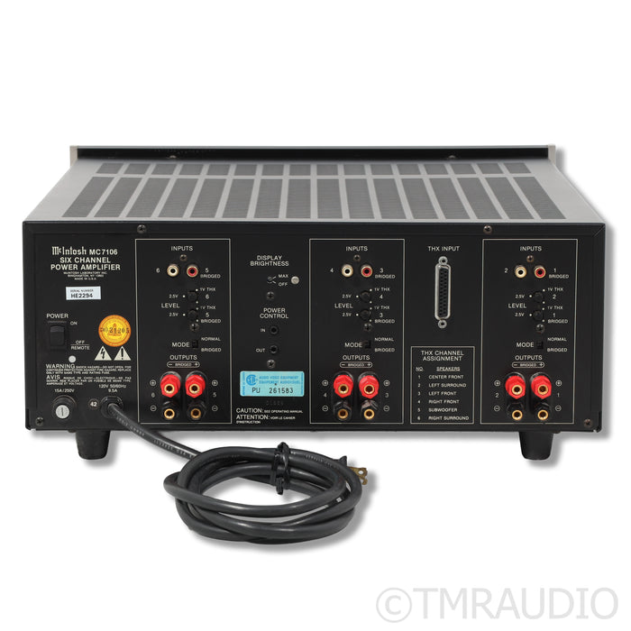 McIntosh MC7106 Six Channel THX Power Amplifier
