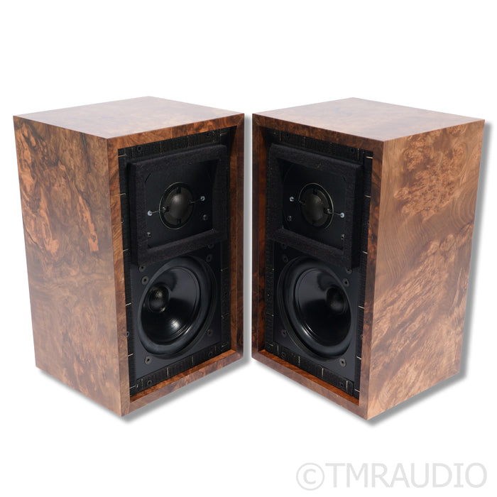 Falcon Acoustics LS3/5A Gold Badge Bookshelf Speakers; Burr Walnut Pair