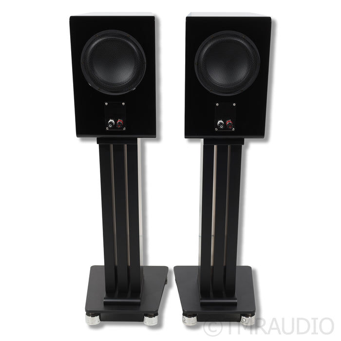 Marten Parker Duo Bookshelf Speaker Pair w/ Stands; Piano Black