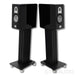 Marten Parker Duo Bookshelf Speaker Pair w/ Stands; Piano Black
