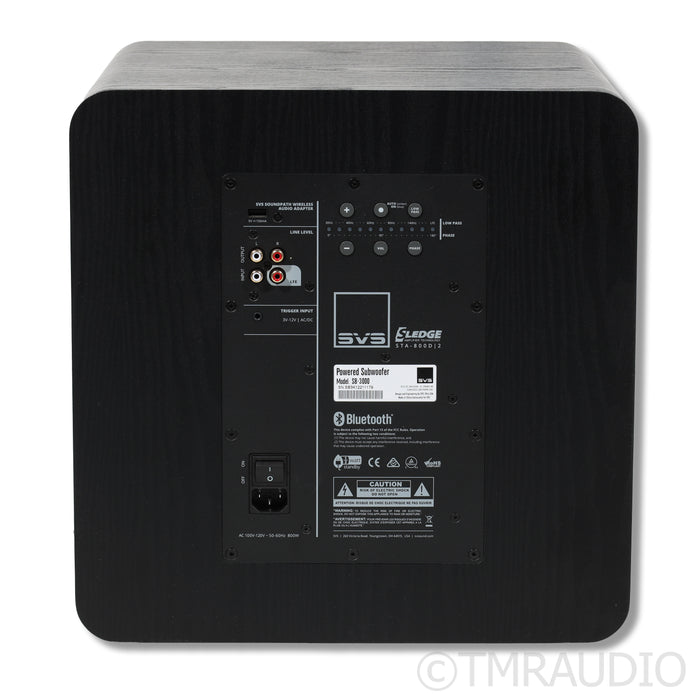 SVS SB-3000 Subwoofer; Black Ash