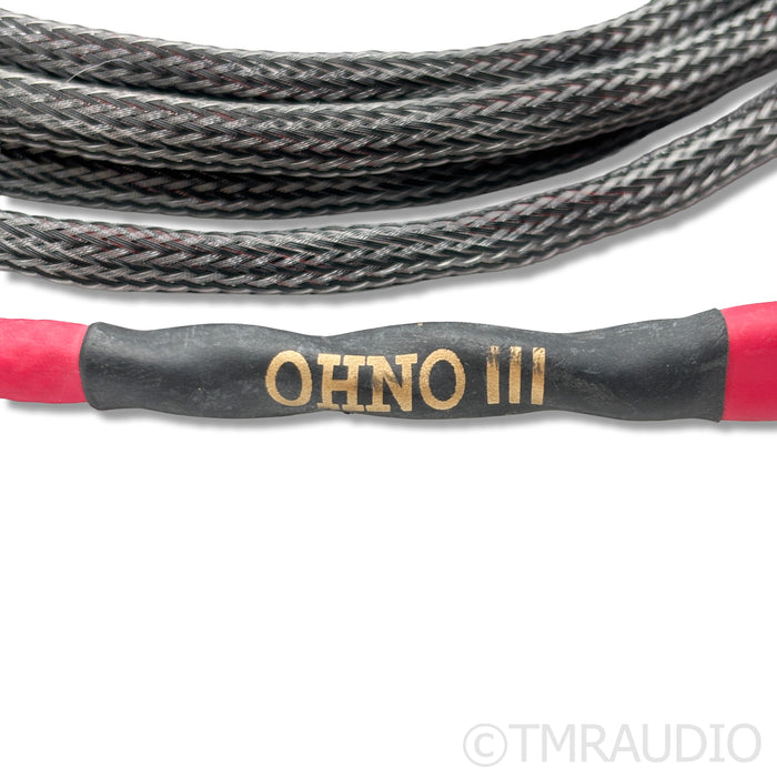 Audience OHNO III Speaker Cables; 12ft Pair