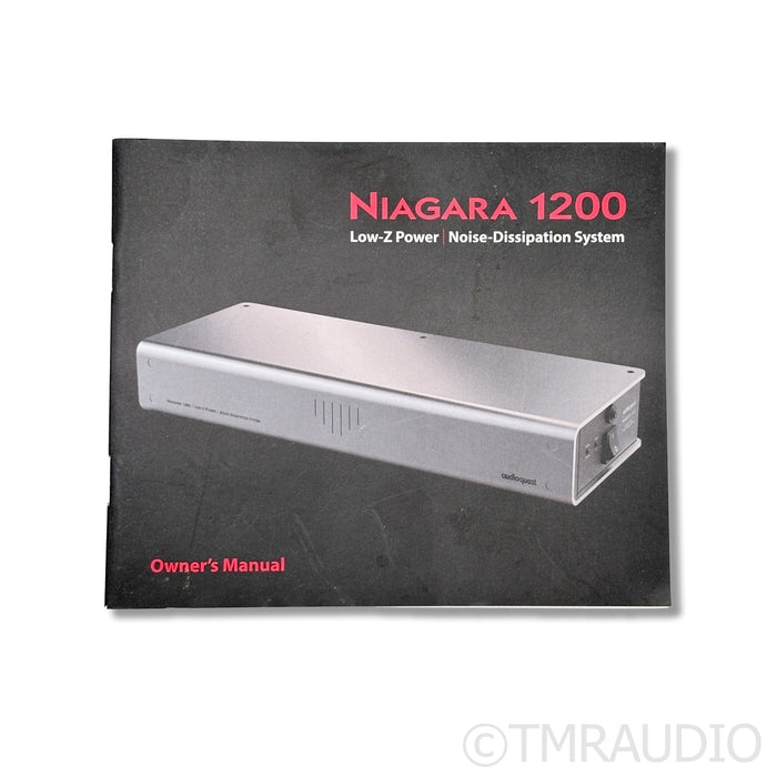 AudioQuest Niagara 1200 AC Power Conditioner