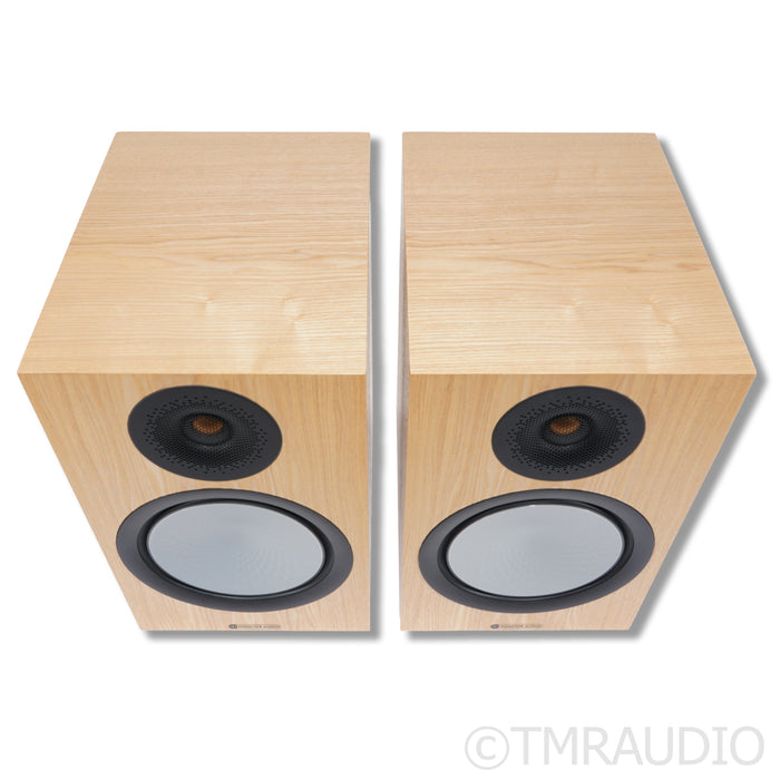 Monitor Audio Silver 100 7G Bookshelf Speakers; Ash Pair