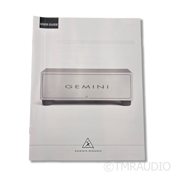 Shunyata Research Gemini Model 4 AC Power Conditioner