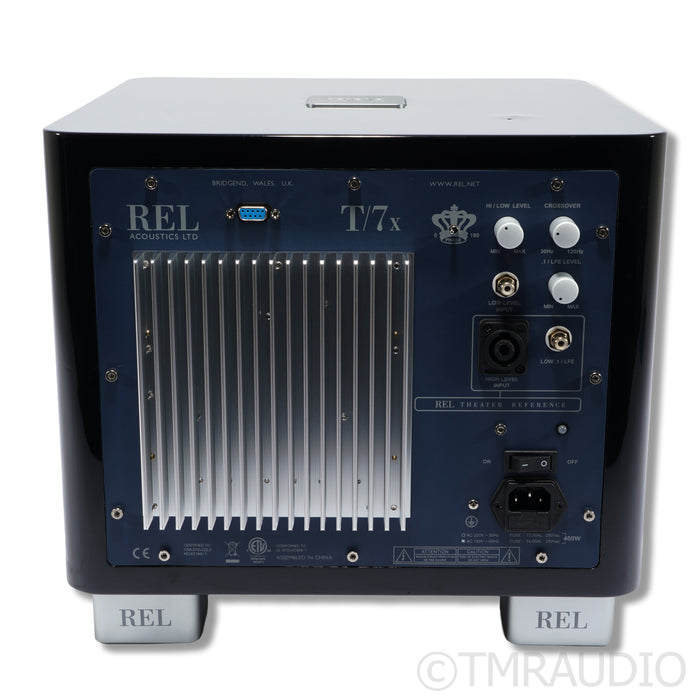 REL Acoustics T/7x 8" Subwoofer; Piano Black