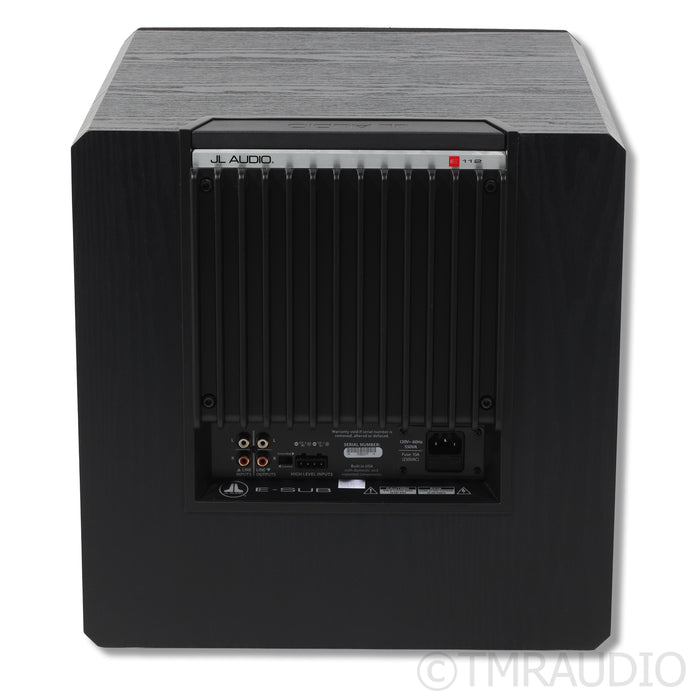 JL Audio E-Sub e112 12" Subwoofer; Black Ash