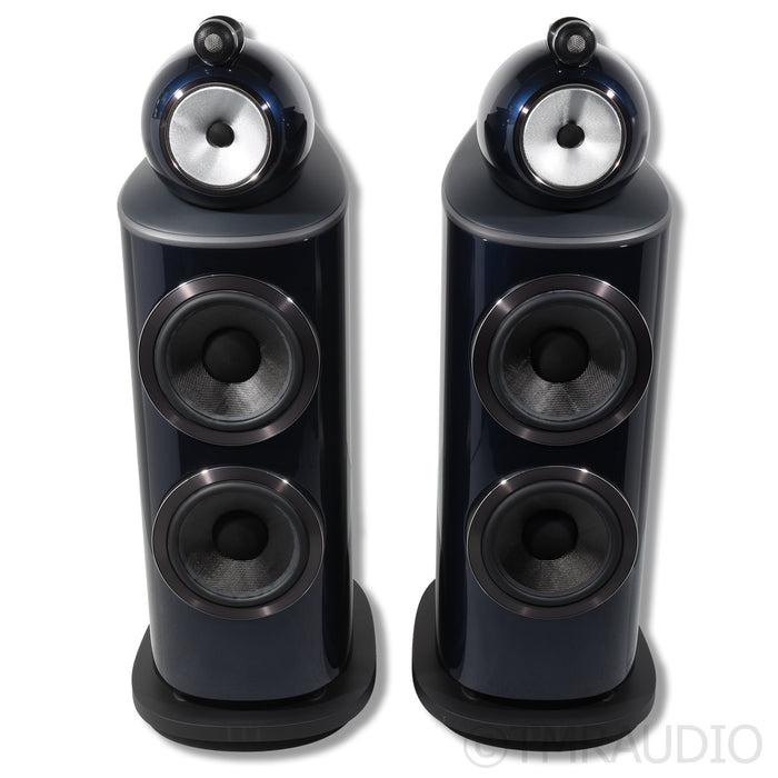 Bowers & Wilkins 801 D4 Signature Floorstanding Speakers; Midnight Blue Pair