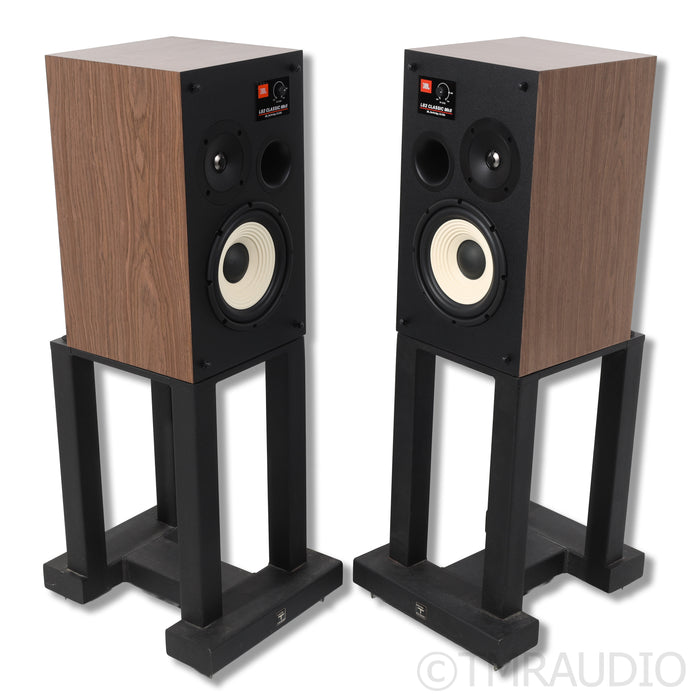 JBL L82 Classic Bookshelf Speakers w/ Orange Grills; Walnut Pair