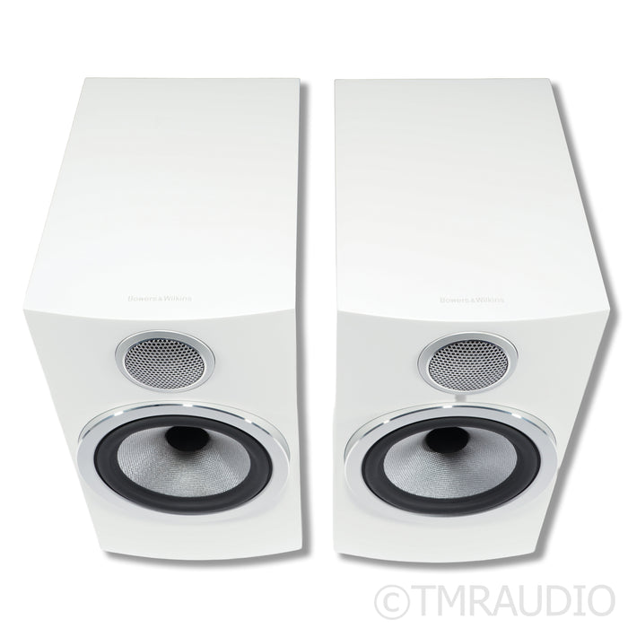 Bowers & Wilkins 706 S3 Bookshelf Speakers; Satin White Pair