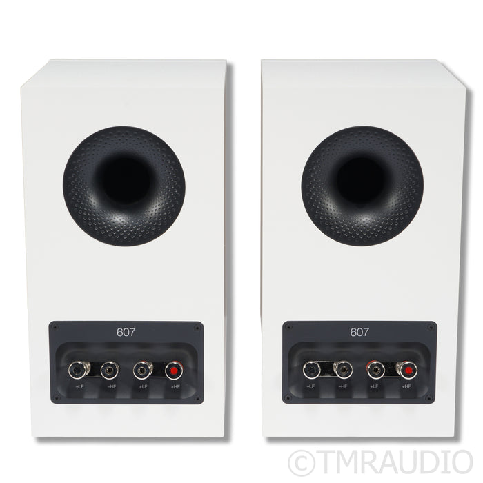 Bowers & Wilkins 607 S3 Bookshelf Speaker Pair; White