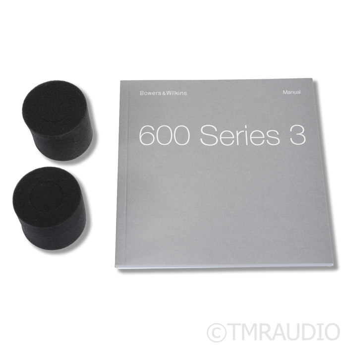 Bowers & Wilkins 607 S3 Bookshelf Speaker Pair; White