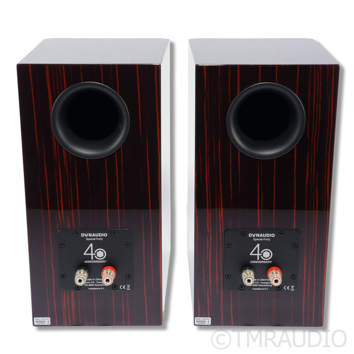 Dynaudio Special Forty 40th Anniversary Bookshelf Speaker; HG Black Vine Pair
