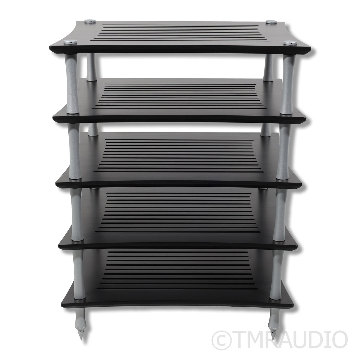 Quadraspire SVT Five Shelf Hi-Fi Rack; Black & Silver — The Music Room