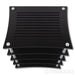 Quadraspire SVT Five Shelf Hi-Fi Rack; Black & Silver