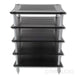 Quadraspire SVT Five Shelf Hi-Fi Rack; Black & Silver