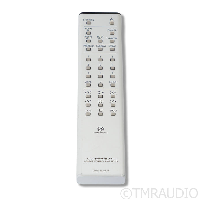 Luxman D-10X Flagship Super Audio CD Player