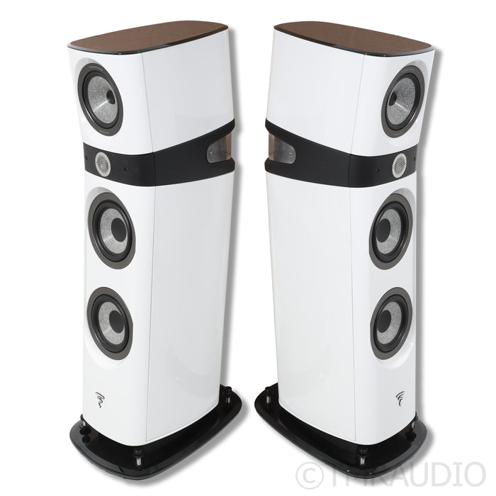 Focal Sopra No. 2 Floorstanding Speakers; Carrara White Pair (No Top Grilles)