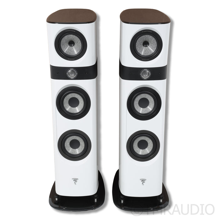 Focal Sopra No. 2 Floorstanding Speakers; Carrara White Pair (No Top Grilles)