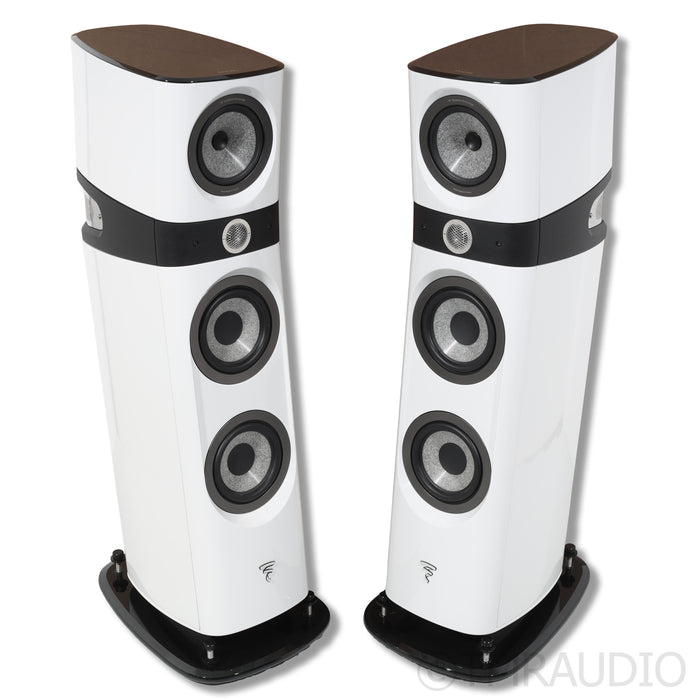 Focal Sopra No. 2 Floorstanding Speakers; Carrara White Pair (No Top Grilles)