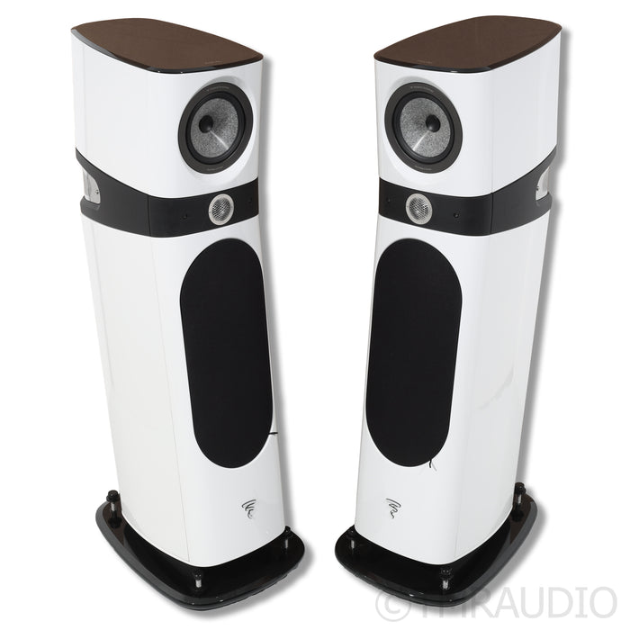 Focal Sopra No. 2 Floorstanding Speakers; Carrara White Pair (No Top Grilles)