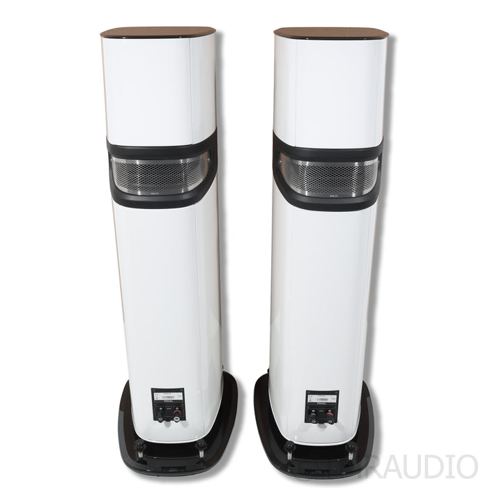 Focal Sopra No. 2 Floorstanding Speakers; Carrara White Pair (No Top Grilles)
