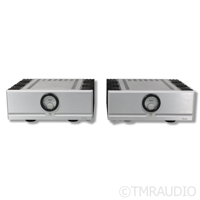 Pass Labs XA60.8 MonoBlock Power Amplifier Pair; Silver