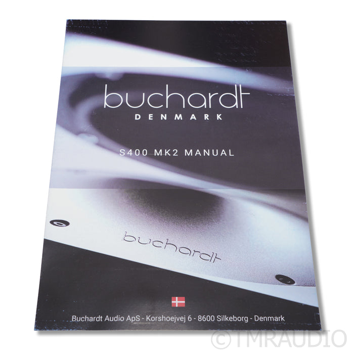 Buchardt Audio S400 MKII Bookshelf Speakers; Rosewood Pair