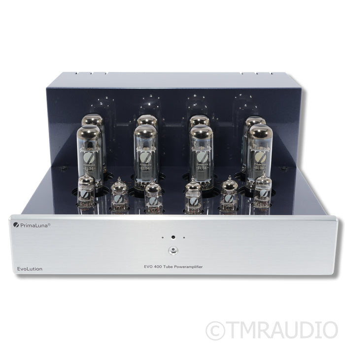 PrimaLuna EVO 400 Stereo Tube Power Amplifier; Silver