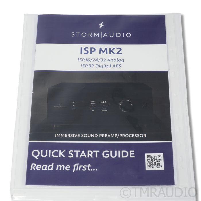 Storm Audio ISP Elite Mk2 16-Channel A/V Processor
