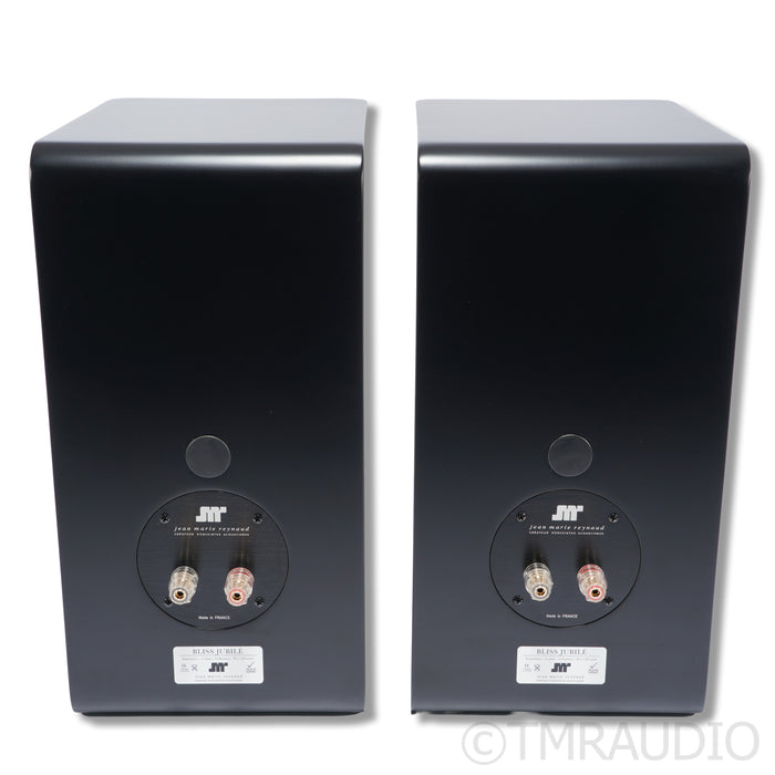 JM Reynaud Jubilee-Bliss Bookshelf Speakers; Black Pair