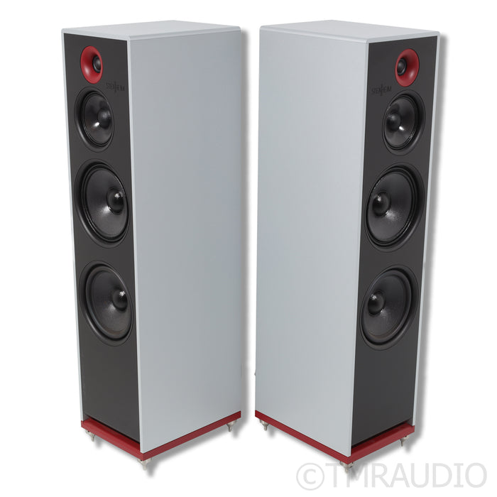 Stenheim Alumine 3SE Floorstanding Speakers; Metallic Light Grey Pair