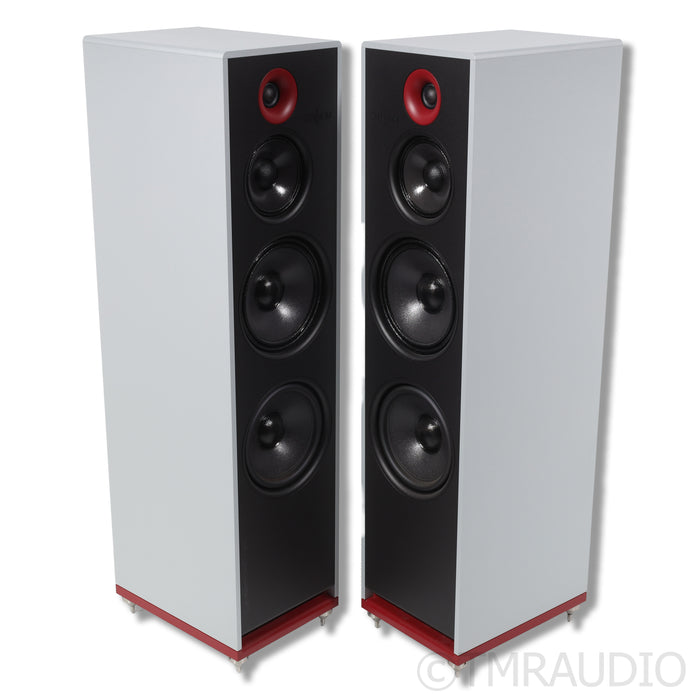Stenheim Alumine 3SE Floorstanding Speakers; Metallic Light Grey Pair