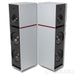 Stenheim Alumine 5 SE Floorstanding Speakers; Light Grey/Red Pair