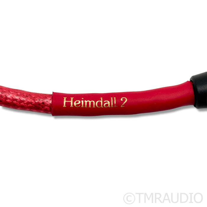 Nordost Heimdall 2 RCA Cables; 1m Pair Interconnects
