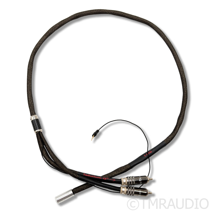 Tellurium Q Statement DIN to RCA Tonearm Interconnect; 1m Single