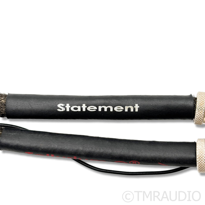 Tellurium Q Statement DIN to RCA Tonearm Interconnect; 1m Single