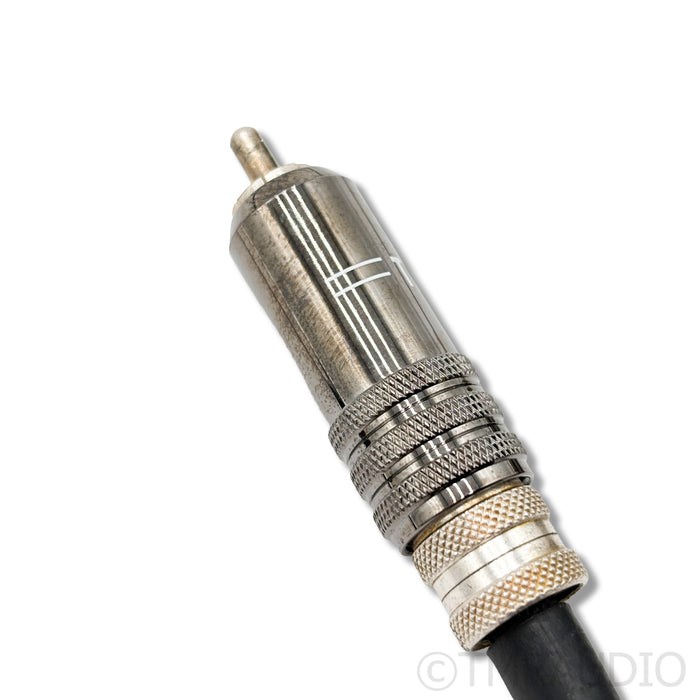 Tellurium Q Statement DIN to RCA Tonearm Interconnect; 1m Single