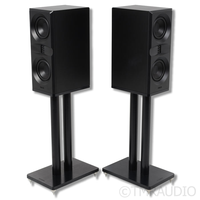 Mon Acoustics Platimon VC One MKII Bookshelf Speakers w/ Dedicated Stands