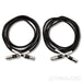 Tellurium Silver Diamond XLR Interconnects; 3m Pair