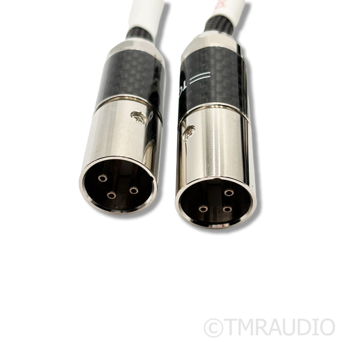 Tellurium Silver Diamond XLR Interconnects; 3m Pair