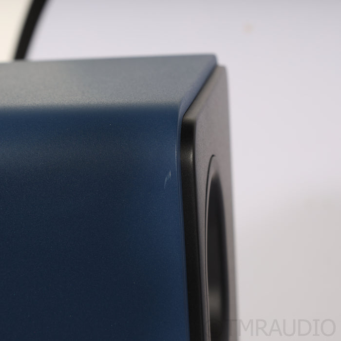 KEF LS50 Meta Bookshelf Speakers; Royal Blue Pair