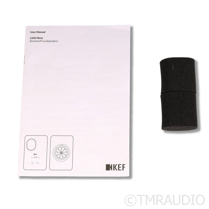 KEF LS50 Meta Bookshelf Speakers; Royal Blue Pair