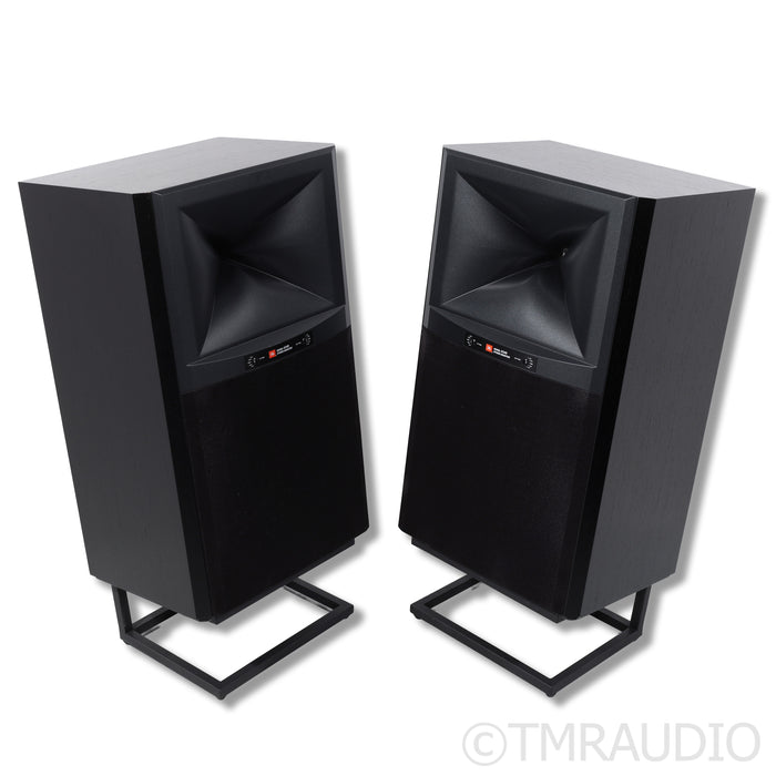 JBL 4349 Bookshelf Speakers w/ Stands; Black
