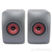 KEF LS50 Meta Bookshelf Speakers; Titanium Grey Pair
